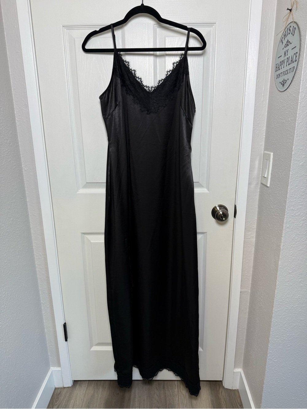Foxblood Sasha Satin Maxi Slip Dress - Picture 4 of 10